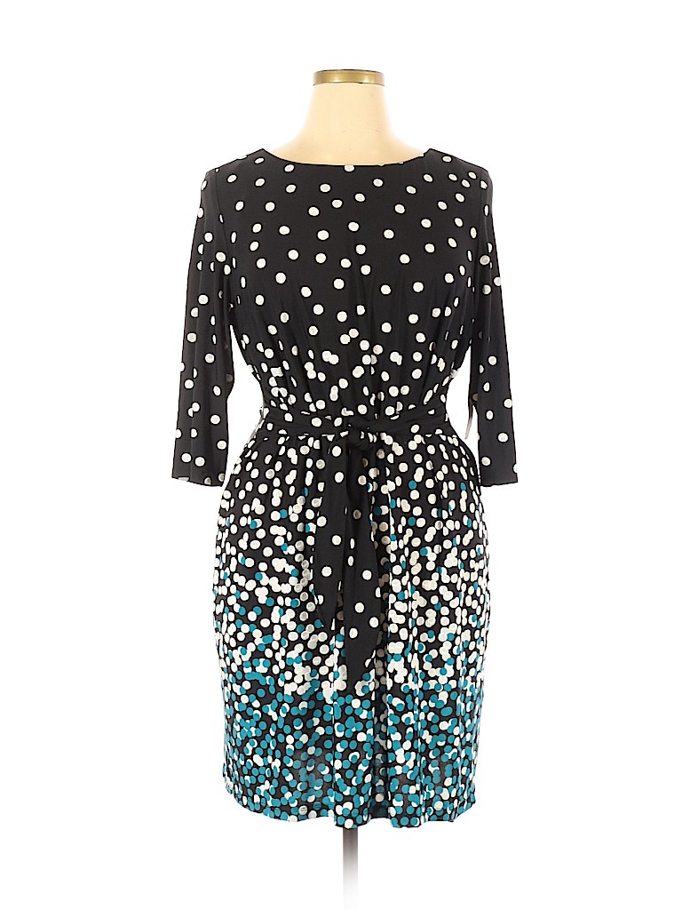 Studio One Black Casual Dress Size XL (petite) - photo 1