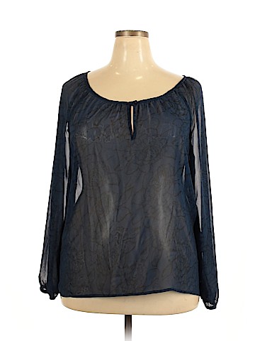 Seven7 Long Sleeve Blouse (view 1)