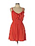 Ann Taylor LOFT Orange Casual Dress Size L (petite) - photo 1