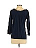 Lucky Brand 100% Cotton Blue 3/4 Sleeve Top Size S - photo 2