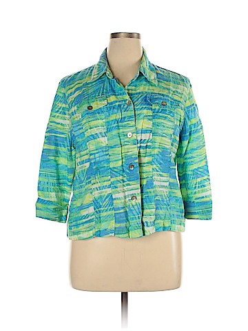 Ruby Rd. 3/4 Sleeve Button-Down Shirt (view 1)