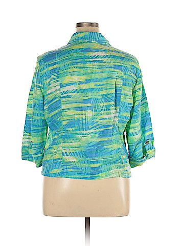 Ruby Rd. 3/4 Sleeve Button-Down Shirt (view 2)