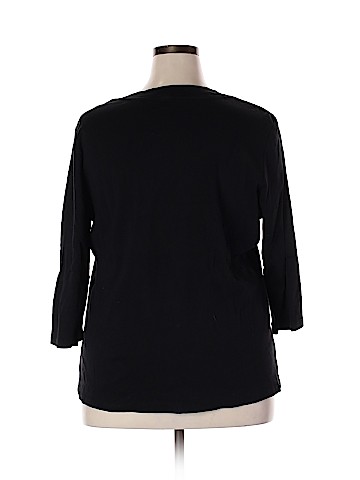 St. John's Bay 3/4 Sleeve Top (view 2)