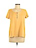 American Eagle Outfitters Yellow Short Sleeve Henley Size M - photo 1