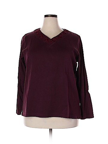 Lands' End 3/4 Sleeve Top (view 1)