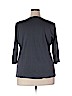 Cj Banks 100% Cotton Gray 3/4 Sleeve T-Shirt Size 2X - photo 2