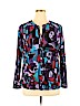 Dana Buchman Purple Long Sleeve Top Size XL - photo 1