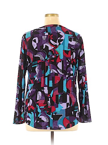 Dana Buchman Long Sleeve Top (view 2)