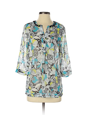 Evan Picone Long Sleeve Blouse (view 1)