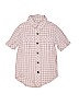 Morgan & Milo 100% Cotton Checkered-gingham Gray Short Sleeve Button-Down Shirt Size 8 - photo 1