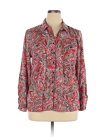 Notations Long Sleeve Button-Down Shirt (view 1)