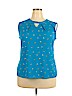 Attention Blue Sleeveless Top Size XXL - photo 1