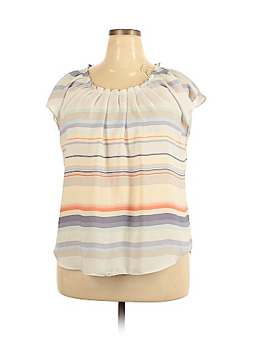 LC Lauren Conrad Short Sleeve Blouse (view 1)