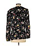 Veronica Beard 100% Silk Black Long Sleeve Silk Top Size 8 - photo 2