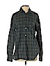 John Varvatos 100% Cotton Green Long Sleeve Button-Down Shirt Size S - photo 1
