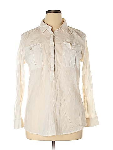 New York & Company Long Sleeve Button-Down Shirt (view 1)