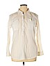 New York & Company 100% Cotton White Long Sleeve Button-Down Shirt Size XL - photo 1
