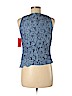 Per Se By Carlisle Blue Sleeveless Blouse Size 6 - photo 2