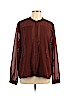 Assorted Brands 100% Polyester Brown Long Sleeve Blouse Size 1X - photo 1