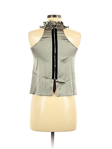 Emporio Armani Sleeveless Silk Top (view 2)