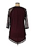 Cato 100% Polyester Burgundy 3/4 Sleeve Blouse Size 14 - 16 - photo 2