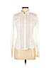 Anne Fontaine Ivory Long Sleeve Button-Down Shirt Size 4 (36) - photo 1