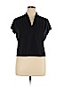 Talbots Black Short Sleeve Top Size 0 - photo 1