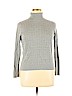 Talbots 100% Pima Cotton Gray Turtleneck Sweater Size XL - photo 1