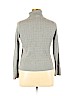 Talbots 100% Pima Cotton Gray Turtleneck Sweater Size XL - photo 2