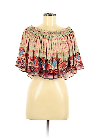 Bhanuni by Jyoti Short Sleeve Blouse (view 1)