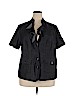 Fashion Bug 100% Cotton Black Jacket Size 20 - photo 1