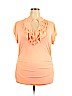 Heart Soul Orange Short Sleeve Top Size 2X - photo 1