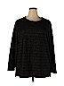 Cj Banks Black Long Sleeve Top Size 2X - photo 1