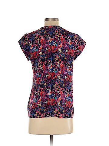Joie Short Sleeve Silk Top (view 2)