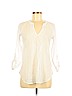 David Lawrence 100% Cotton White Long Sleeve Blouse Size 8 - photo 1