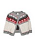 Gymboree 100% Cotton Print Gray Cardigan Size 7 - 8 - photo 1