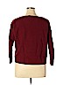 Lafayette 148 New York 100% Wool Red Wool Pullover Sweater Size XL - photo 2