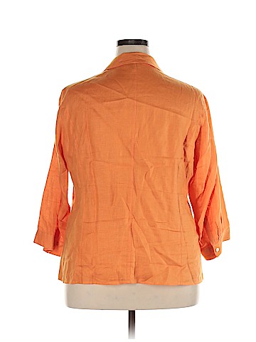 Talbots 3/4 Sleeve Button-Down Shirt (view 2)