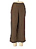J.jill 100% Linen Brown Linen Pants Size XL - photo 1