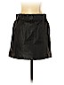 Aqua 100% Leather Black Leather Skirt Size S - photo 2