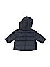 Old Navy 100% Polyester Solid Blue Jacket Size 0-3 mo - photo 2