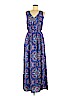 Everly 100% Polyester Blue Casual Dress Size M - photo 1
