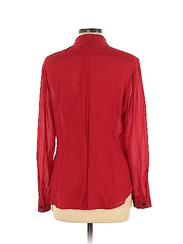 Burberry Long Sleeve Silk Top (view 2)