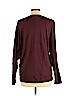 RACHEL Rachel Roy 100% Cotton Burgundy Long Sleeve Top Size L - photo 2