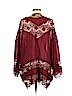 Lush 100% Polyester Burgundy Kimono Size Med - Lg - photo 2