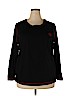 Lauren Active by Ralph Lauren 100% Cotton Black Long Sleeve T-Shirt Size 3X - photo 1