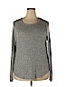 Old Navy Gray Long Sleeve Top Size XXL - photo 1