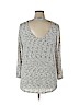 Ann Taylor LOFT White 3/4 Sleeve Top Size XL - photo 2