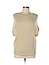 Worthington Tan Short Sleeve Blouse Size L (petite) - photo 1