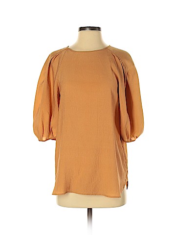 Calypso St. Barth Short Sleeve Silk Top (view 1)